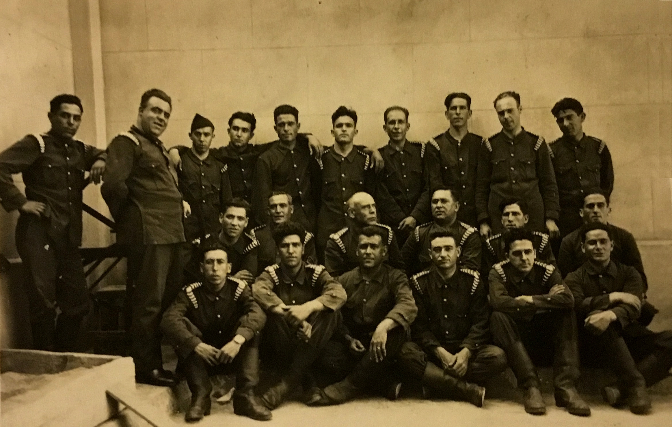 Un grup de bombers de Barcelona a principis dels anys ’30